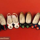 4 PAIR LADIES' MICHEL PUMPS, LATE 20th C