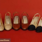 3 PAIR MASSARO PARIS SHOES, MID 20th C