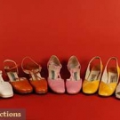 5 PAIR SUZANNE ANCEL PARIS SHOES, MID 20th C