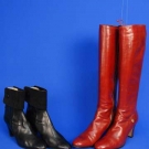 2 PAIR LADIES' BOOTS, MID 20th C