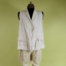 MAN'S LINEN GOLF OUTFIT, AMERICA EARLY 20th C
