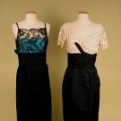 2 CEIL CHAPMAN COCKTAIL DRESSES, c. 1960