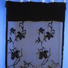 BLACK CUT VELVET SHAWL, 1920s