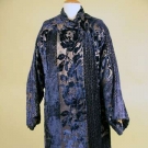 CUT VELVET &amp; LAME OPERA COAT, c. 1915