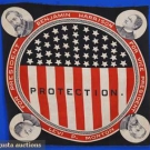 HARRISON &amp; MORTON CAMPAIGN BANDANA, 1888
