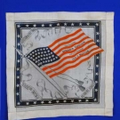 HARRISON &amp; MORTON CAMPAIGN BANDANA, 1888