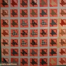 2 MOTHER-DAUGHTER BASKET QUILTS, 1890