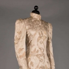 METALLIC BROCADE EVENING COAT, LATE 1930s