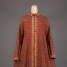 PAISLEY PATTERNED CALICO WRAPPER, 1870s