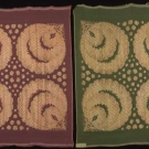 TWO GOLD LAME BROCADE SILK SCARVES, FRANCE, 1920s