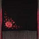 OMBRE FRINGE EMBROIDERED SHAWL, 1920s