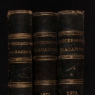 LEATHER BOUND PETERSONS MAGAZINES, 1870-1872