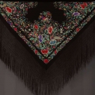 EMBROIDERED EXPORT SHAWL, CHINA, 1890-1900