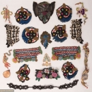 EMBROIDERED &amp; BEADED APPLIQUES, 1900-1930s