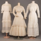 THREE TEAGOWNS, 1900-1915