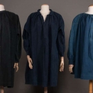 THREE INDIGO FRENCH WORK SHIRTS, LATE 19TH C