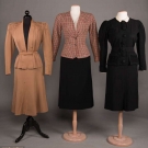 THREE WOMENS SKIRT SUITS, AMERICA, 1940s