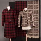 ONE GIVENCHY &amp; ONE MARIE-LOUISE PLAID WOOL SETS, FRANCE, 1960s