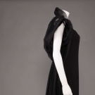 JOANNA MASTROIANNI BLACK EVENING DRESS &amp; SHRUG, AMERICA, 1990