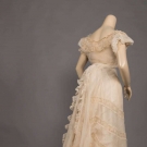 MUSLIN &amp; VALENCIENNES LACE LINGERIE GOWN ELEMENTS, 1868-1872