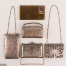 FIVE METAL ACCESSORY CASES, AMERICA, EARLY 20th C