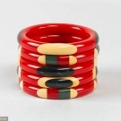 SEVEN COMMEMORATIVE 9/11 SHULTZ BANGLE BRACELETS, AMERICA, MODERN