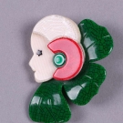 SEVEN LEA STEIN ART DECO BROOCHES, PARIS, MODERN