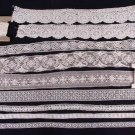 GENEROUS MALTESE BOBBIN &amp; IRISH CROCHET LACE, LATE 19TH C-MID 20TH C