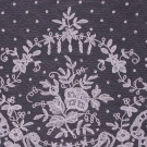  BRUSSELS MIXED LACE &amp; BRUSSELS APPLIQUE FLOUNCE YARDAGE, 1850-1890