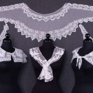 SIX NET PELERINES, SHAWLS &amp; COLLARS, 1820-1850