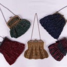 FIVE BEADED FRAME BAGS, 1910-1920s