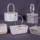 FIVE LUCITE HANDBAGS, AMERICA, 1950s