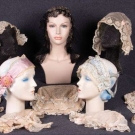 BOUDOIR CAPS &amp; HEADBANDS, 1910-1920s