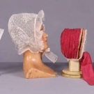 BONNETS, LACE &amp; SALESMANS SAMPLE, 19TH C