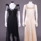 TWO EVENING GOWNS, 1930s
