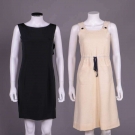 TWO DESIGNER DRESSES, 1960s