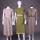 THREE BONNIE CASHIN SWEATER DRESS ENSEMBLES, AMERICA, 1960-1970s