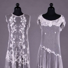 TWO TEA DRESSES, EARLY 1930s