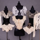 TAPE LACE BODICES, BOLEROS &amp; CAPELETS, 1900-1920s