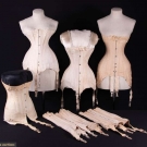 FIVE CORSETS, AMERICA, 1910s