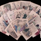 TWENTY SIX LA MODE FASHION PLATES, FRANCE, 1848-1849