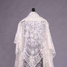 BRUSSELS APPLIQUÈ SHAWL, 1860s