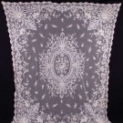 TWO APPLIQUÉD TABLE CLOTHS, 1890- 1920