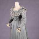 SILK DAY DRESS WORN BY SMITH COLLEGE GRAD, NORTHAMPTON MASSACHUSETTS, 1904