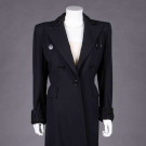 ADRIAN TAILORED EVENING COAT, AMERICA, c. 1947