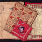 THREE HANDKERCHIEFS &amp; ONE CHAMBA RUMAL, 19TH C &amp; 1949