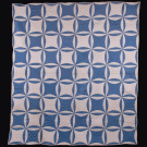 ONE SILK &amp; ONE COTTON QUILT, EARLY 1920s