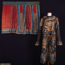 DRAGON ROBE &amp; PAIRED MANDARIN SKIRTS, CHINA, 19TH C