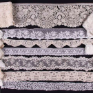 MIXED TAPE, BOBBIN &amp; NEEDLE LACE YARDAGE, 19TH C