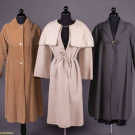 THREE BONNIE CASHIN OVERCOATS, AMERICA, 1960-1965